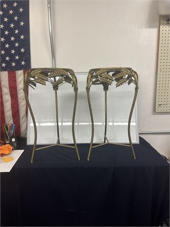 Vintage Metal End Tables