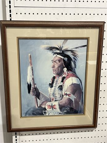 Leroy Greene Native American Framed Art