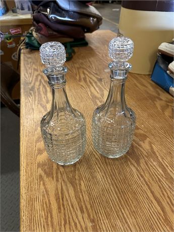 2 Beautiful Decanters