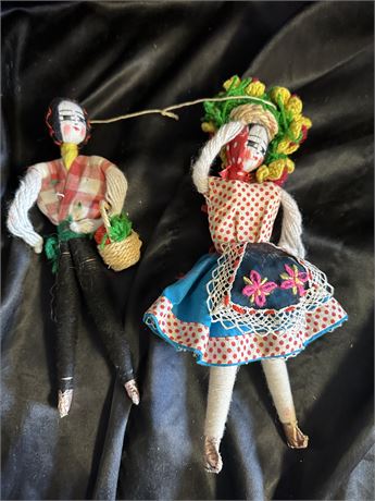 Vintage Guy and Girl Doll-Tibetan