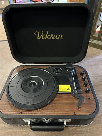 Voksun Record Player-Works great