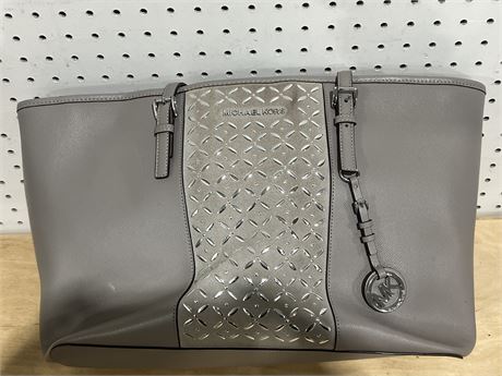 Michael Kors Leather Lasercut Tote Bag