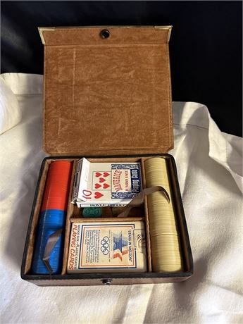 Complete Poker Set in Box