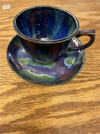 An Uplifted Teacup and Saucer