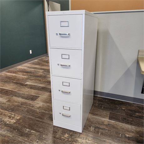 Metal File Cabinet - 27x16x52