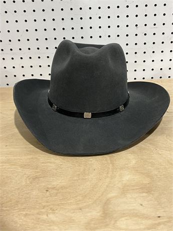 Wrangler Size 7 1/4 Wool Western Cowboy Hat