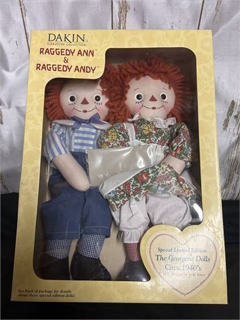 1940 Limited Edition Raggedy Ann & Andy Dolls