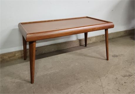 Mid Century Wood Coffee Table - 33x17x18