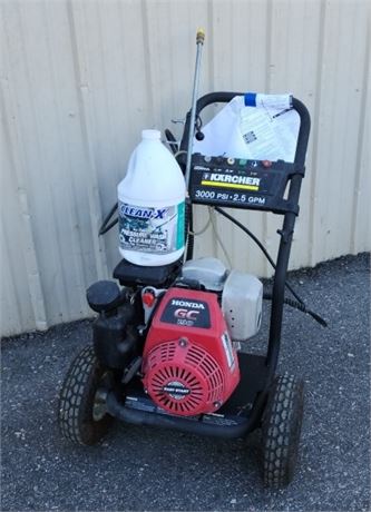 Karcher 3000 PSI Power Washer w/ Honda Engine- Works!