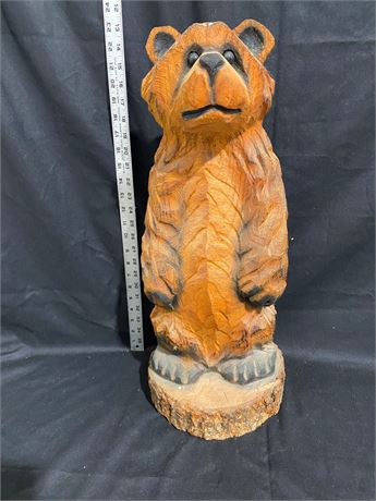 Chainsaw Carved Wood Bear