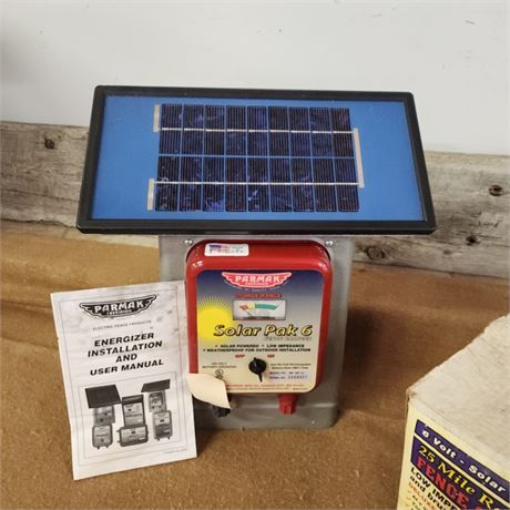 Solar Power Electric Fence Charger