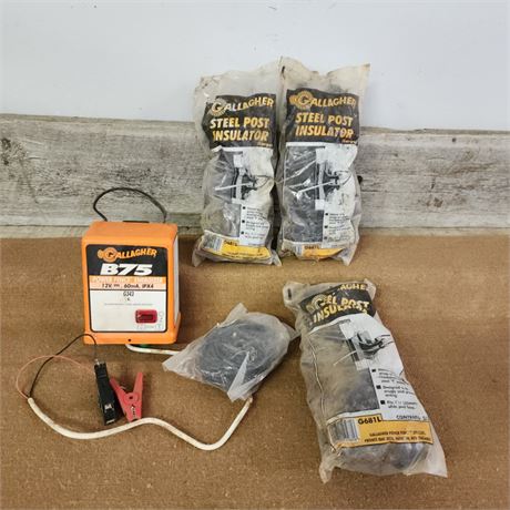 Electric Fence Charger & Post Insulators