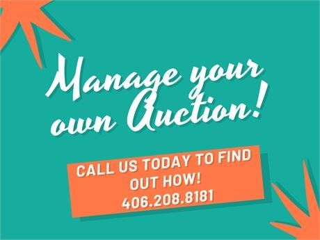 Now Offering "Seller Managed" Online Auctions Using Tryan's Auction Website!