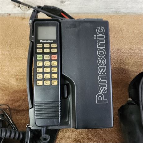 Vintage Panasonic Portable Phone - The BAG PHONE 📞