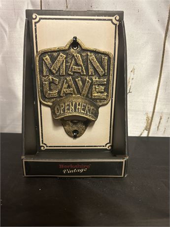 Berkshire Vintage Cast Iron Man Cave Bottle Opener