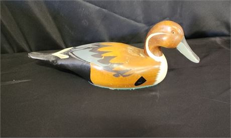 Hand Carved & Painted Wood Duck