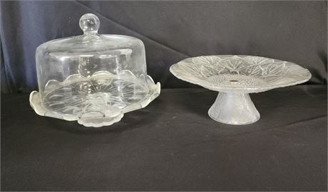 Vintage Cake Stand Pair