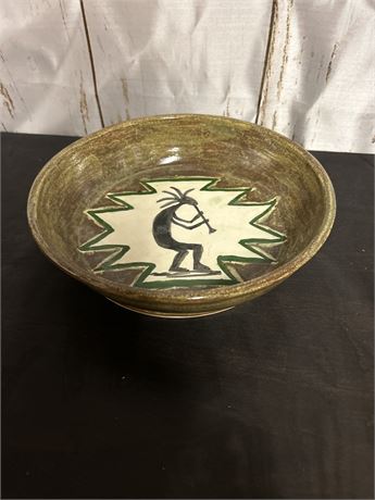 Fruit Bowl With A Mexican Kokopelli