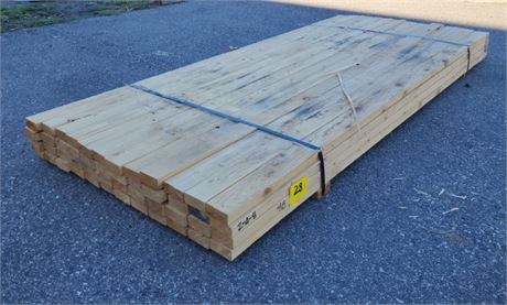 2x4x8' Lumber - 48pcs. (Bunk #28)