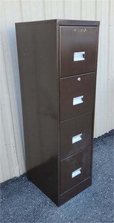 4 Drawer File Cabinet - 18x27x52