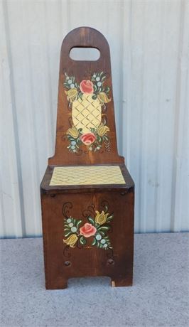 Small Vintage Hand Painted Chair