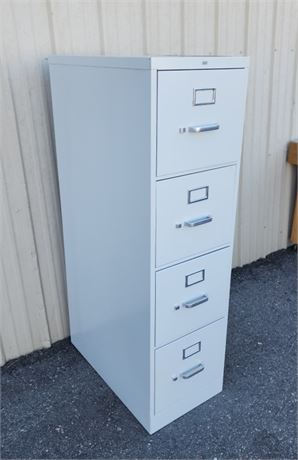 Hon 4 Drawer File Cabinet - 15x27x52