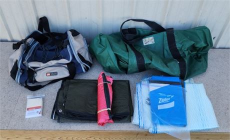 Thermal Blankets & Cabellas Dry Bag