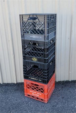 4 Milk Crates