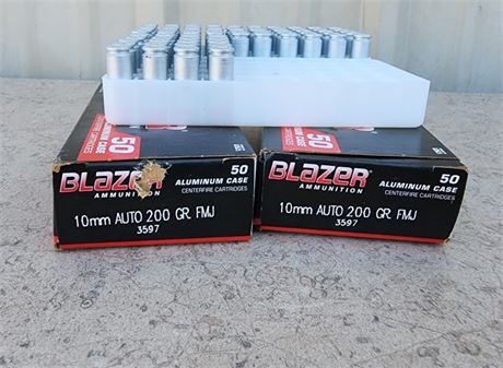 10mm Auto Ammo - 70rds.