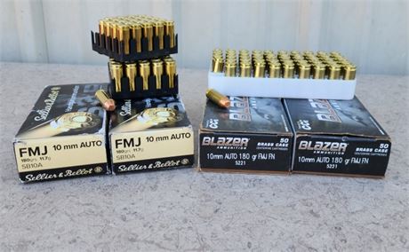 10mm Auto Ammo - 200rds.