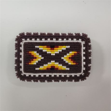 Beaded Belt Buckle