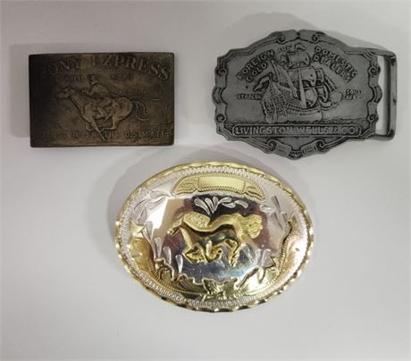 Belt Buckle Trio