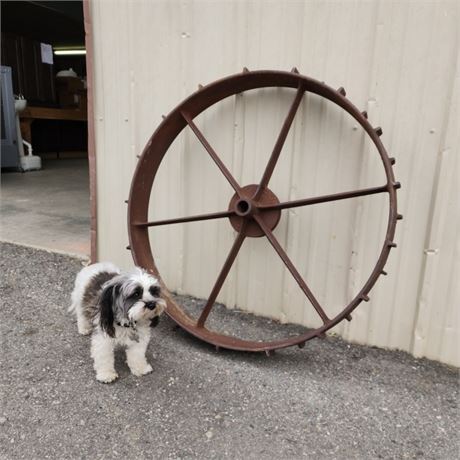 🛞Antique Implement Wheel - 35" Diameter