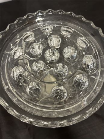 Anchor Hocking Glass Vase. Cute Glass Salute To Women Candy Dish.