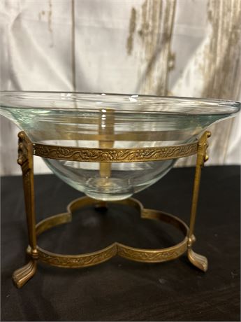 Glass Bowl With Beautiful Stand