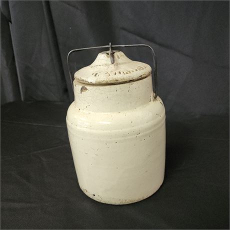 Antique Stoneware Canning Crock