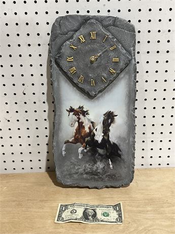 Limited Edition Chuck DeHaan “Spirit of the Wild”Wall Clock by Bradford Exchange