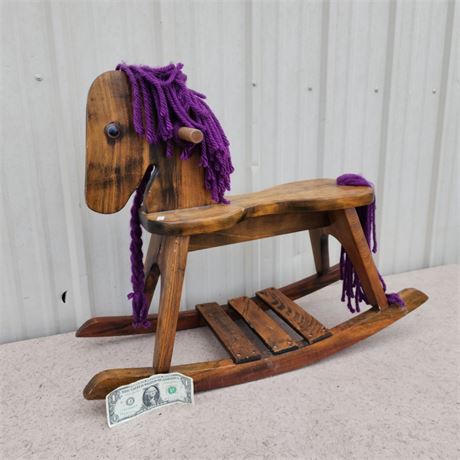 🐎Wood Rocking Horse