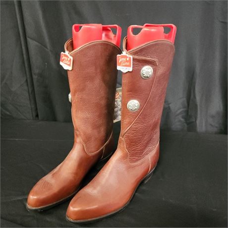 New Tony Lama Boots w/ Conches - Sz 8½