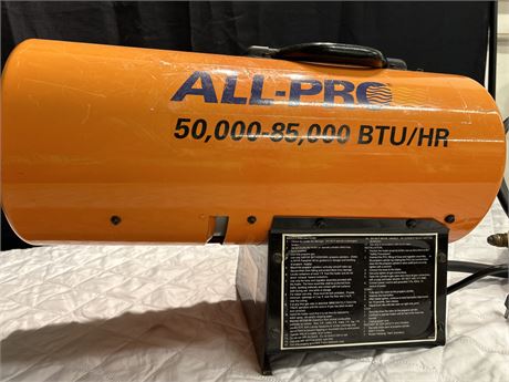 ALL-PRO 50,000-85,000 BTU/HR Heater