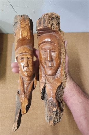 Native American Indian Wood Carvings