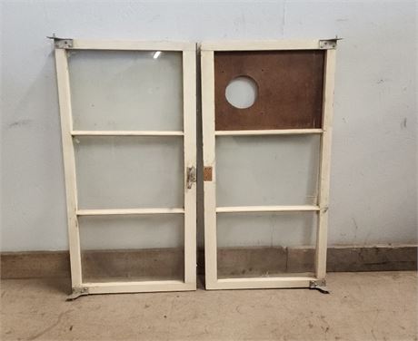 Antique Window Pane Pair - 16x32