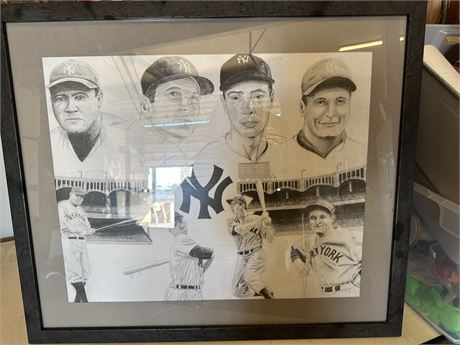 New York Yankees Framed Picture