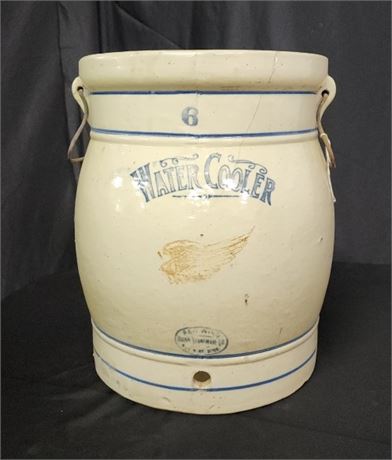 Antique 6 Gallon Redwing Water Cooler