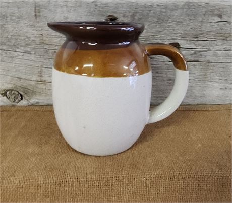 Antique Small Stoneware Pitcher