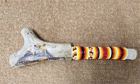 Native American Deer Horn Pipe