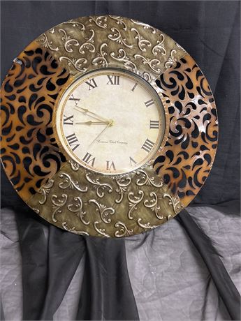 Beautiful Wall Clock Made Bu Montreux Clock Company.