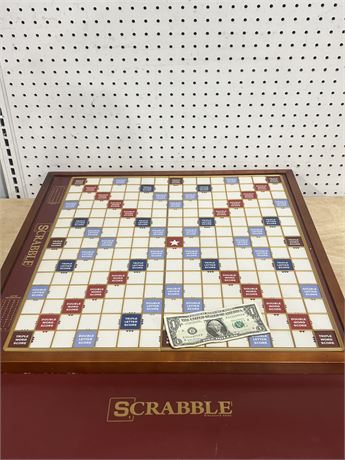 Winning Solutions Scrabble Giant Deluxe Edition Wooden Board Game