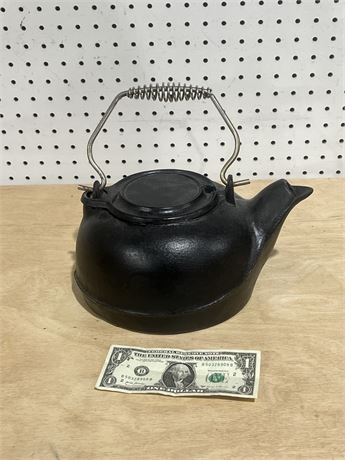 Vintage Cast Iron Teapot