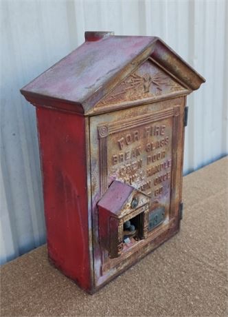 Antique Steel Fire Alarm